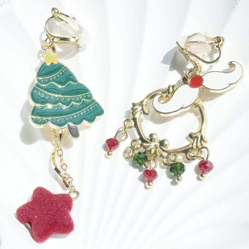 Christmas gift, Christmas earrings