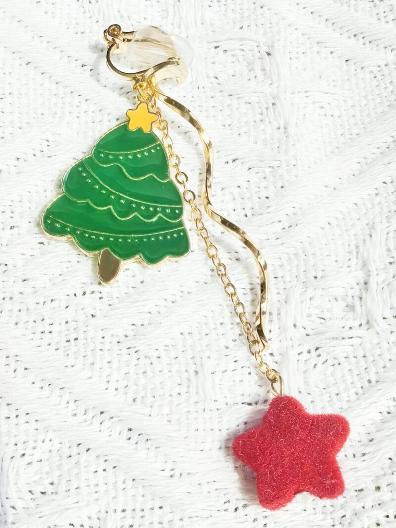 Christmas gift, Christmas earrings - Image 4